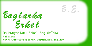 boglarka erkel business card